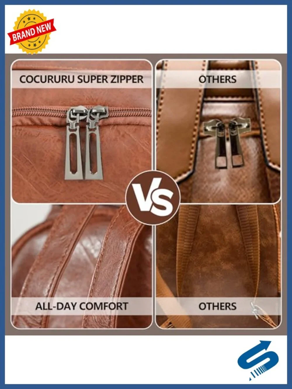 PU Leather Anti-theft Convertible Backpack Purse for Women Travel
